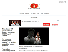 Tablet Screenshot of eveintheworld.com